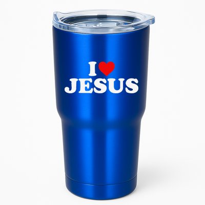I Love Jesus Heart Tumbler