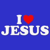 I Love Jesus Heart Toddler T-Shirt