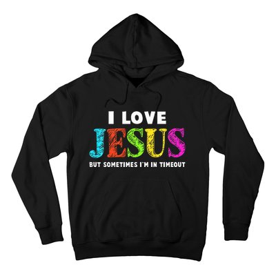 I Love Jesus Christian Faith Gifts Cute Hoodie