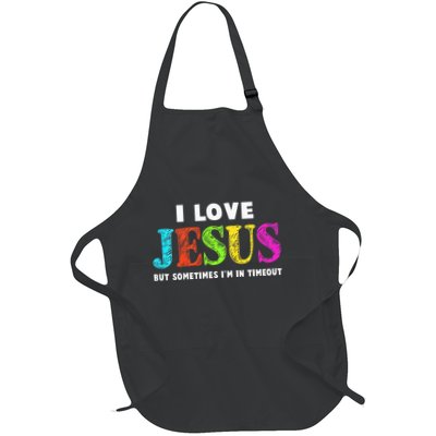 I Love Jesus Christian Faith Gifts Cute Apron