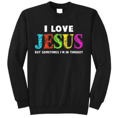 I Love Jesus Christian Faith Gifts Cute Sweatshirt