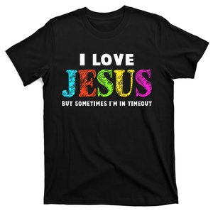 I Love Jesus Christian Faith Gifts Cute T-Shirt