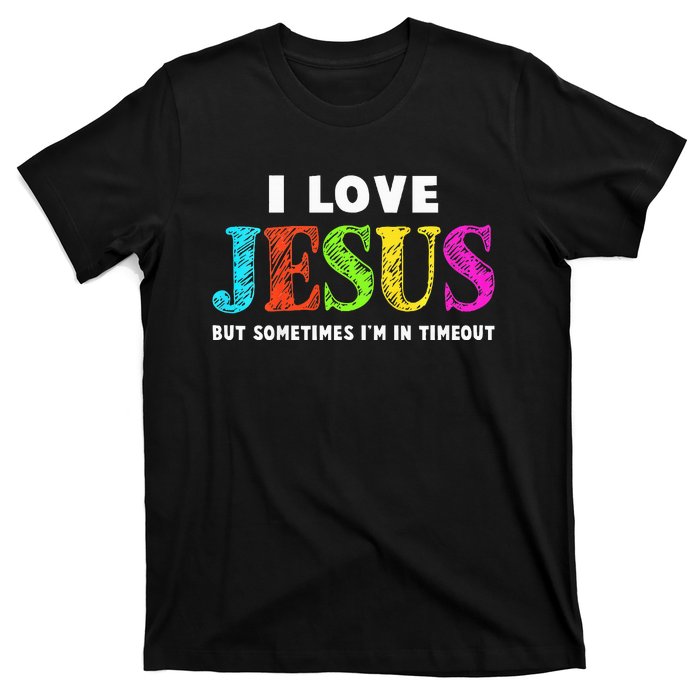 I Love Jesus Christian Faith Gifts Cute T-Shirt