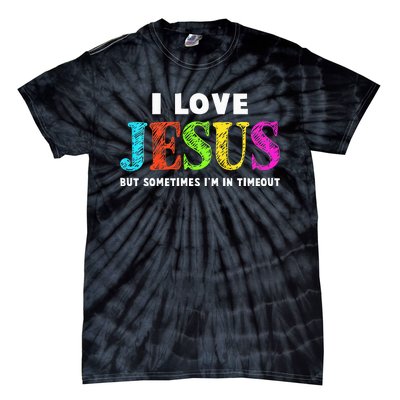 I Love Jesus Christian Faith Gifts Cute Tie-Dye T-Shirt