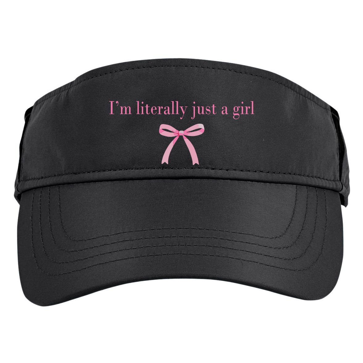 Im Literally Just A Girl Sad Hamster Meme Adult Drive Performance Visor