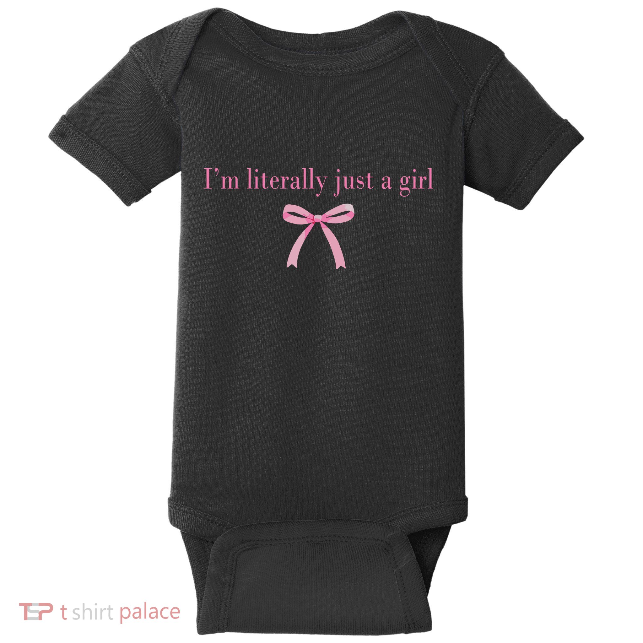 Im Literally Just A Girl Sad Hamster Meme Baby Bodysuit