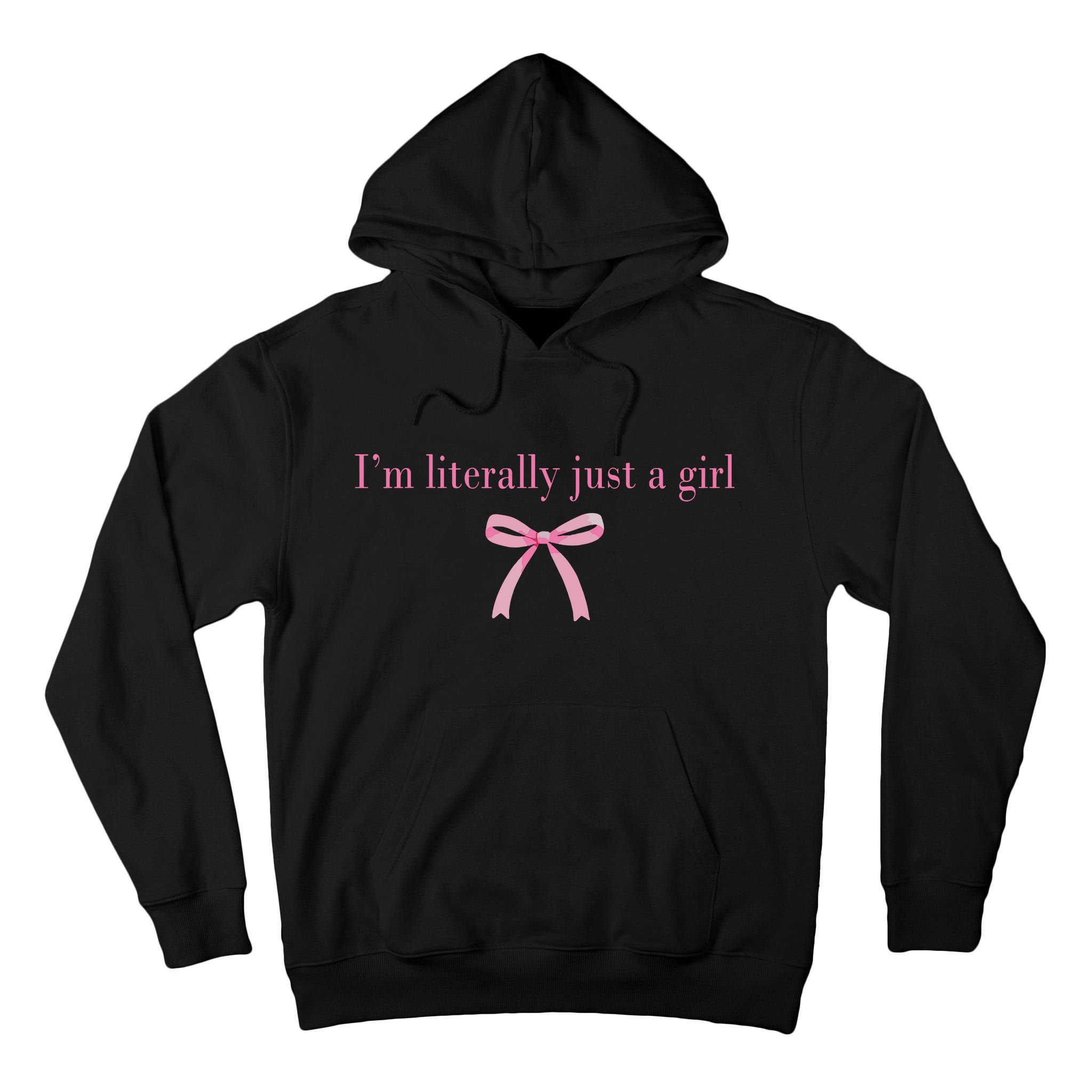 Im Literally Just A Girl Sad Hamster Meme Tall Hoodie