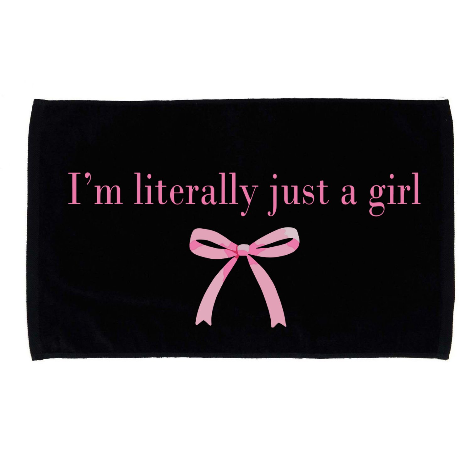 Im Literally Just A Girl Sad Hamster Meme Microfiber Hand Towel