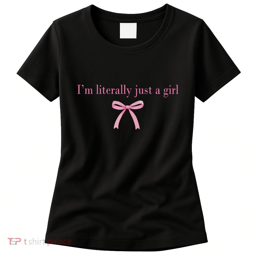 Im Literally Just A Girl Sad Hamster Meme Womens T-Shirt