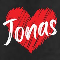 I Love Jonas Heart Personalized Name Jonas Cool Comfort Performance Bucket Hat