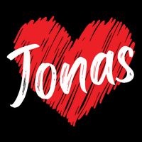 I Love Jonas Heart Personalized Name Jonas Zip Tote Bag