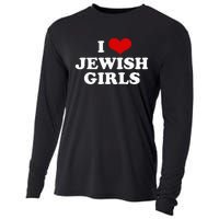 I Love Jewish Cute Gift Cooling Performance Long Sleeve Crew