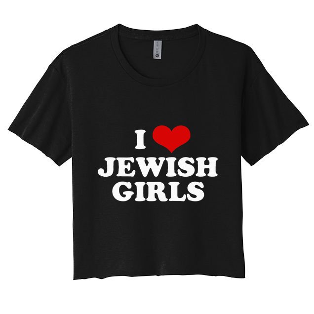 I Love Jewish Cute Gift Crop Top