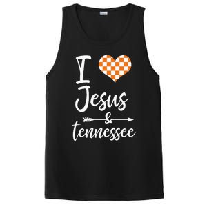 I Love Jesus And Tennessee Orange PosiCharge Competitor Tank