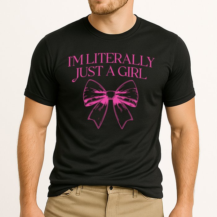 IM Literally Just A Girl Coquette Bow Cooling Performance Crew T-Shirt