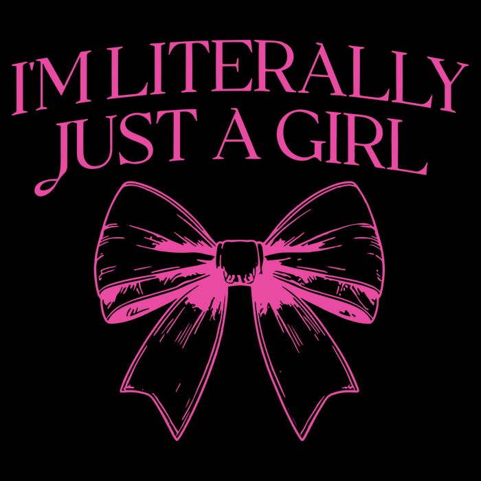 IM Literally Just A Girl Coquette Bow Cooling Performance Crew T-Shirt