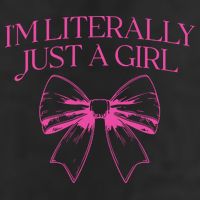 IM Literally Just A Girl Coquette Bow Adult Drive Performance Visor