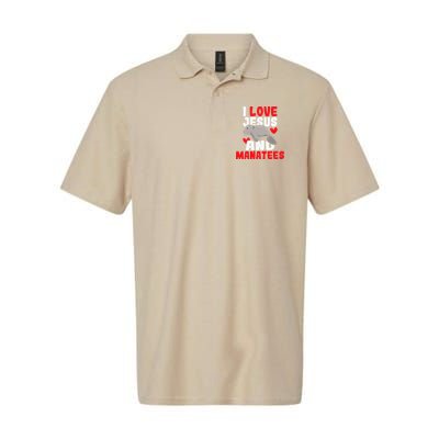 I Love Jesus And Manatees Animal Lover Zookeeper Zoologist Polo