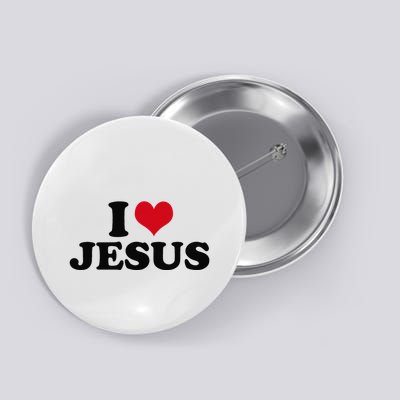 I Love Jesus Button