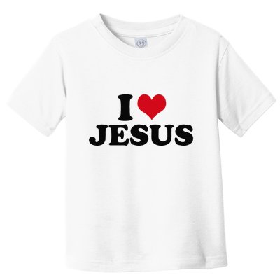 I Love Jesus Toddler T-Shirt