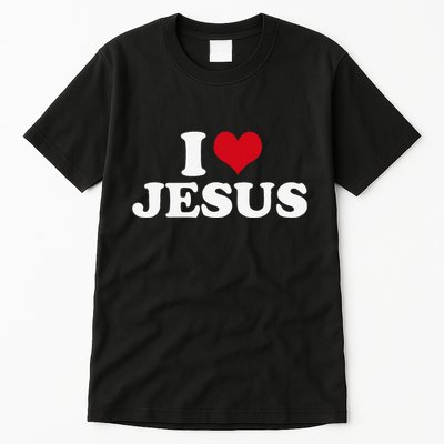 I Love Jesus I Heart Jesus Tall T-Shirt