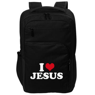 I Love Jesus I Heart Jesus Impact Tech Backpack