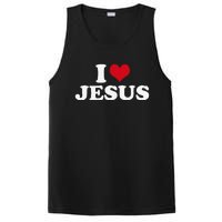 I Love Jesus I Heart Jesus PosiCharge Competitor Tank