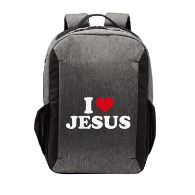 I Love Jesus I Heart Jesus Vector Backpack