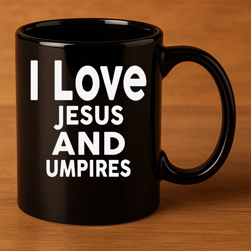 I Love Jesus And UMPIRES For UMPIRE 11oz C Handle Ceramic Mug