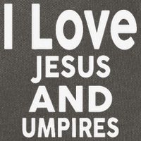 I Love Jesus And UMPIRES For UMPIRE Cotton Canvas Backpack