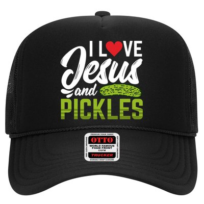 I Love Jesus And Pickles Funny Christian Hat