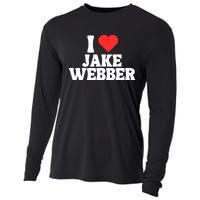 I Love Jake Webber I Heart Jake Webber Cooling Performance Long Sleeve Crew