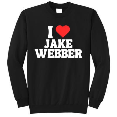 I Love Jake Webber I Heart Jake Webber Tall Sweatshirt