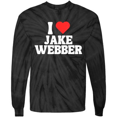 I Love Jake Webber I Heart Jake Webber Tie-Dye Long Sleeve Shirt