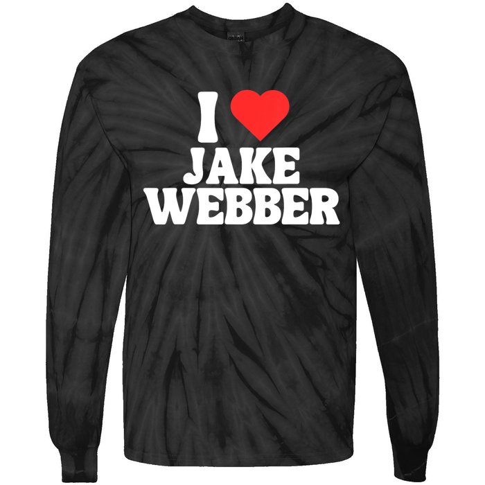 I Love Jake Webber I Heart Jake Webber Tie-Dye Long Sleeve Shirt