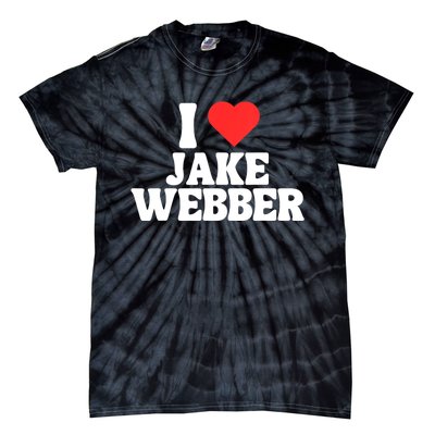 I Love Jake Webber I Heart Jake Webber Tie-Dye T-Shirt