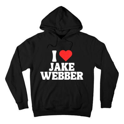 I Love Jake Webber I Heart Jake Webber Tall Hoodie