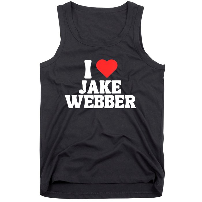 I Love Jake Webber I Heart Jake Webber Tank Top