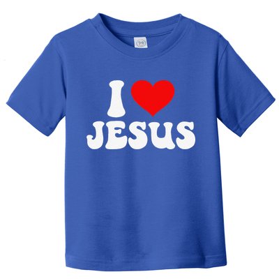 I Love Jesus Bible Christ Toddler T-Shirt