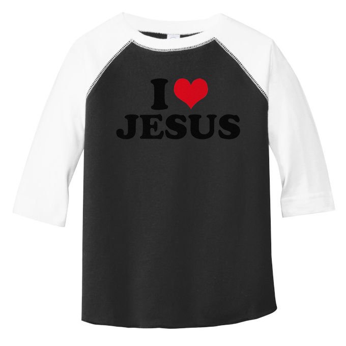I Love Jesus Premium Toddler Fine Jersey T-Shirt