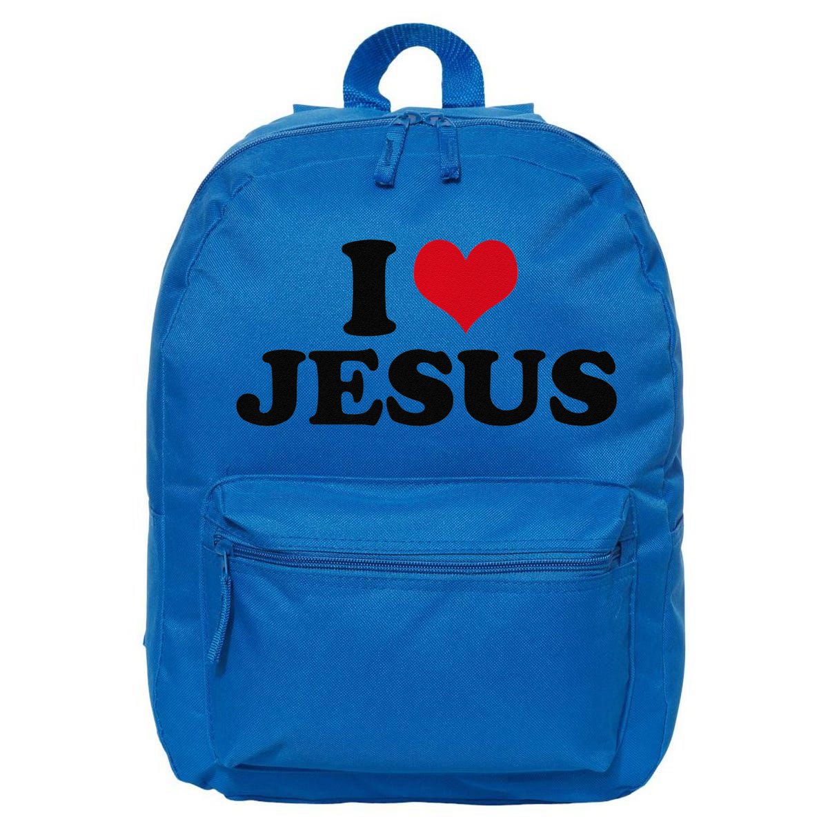 I Love Jesus Premium 16 in Basic Backpack