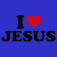 I Love Jesus Premium 16 in Basic Backpack