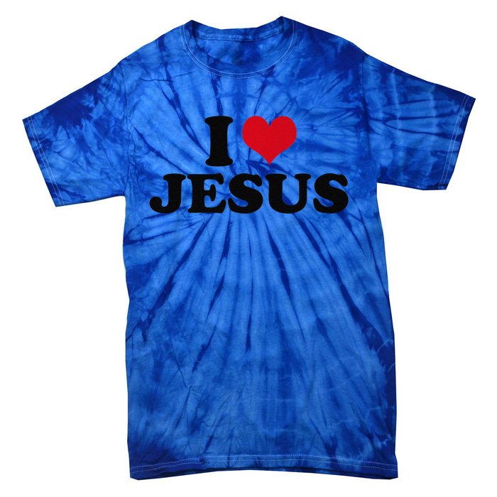 I Love Jesus Premium Tie-Dye T-Shirt