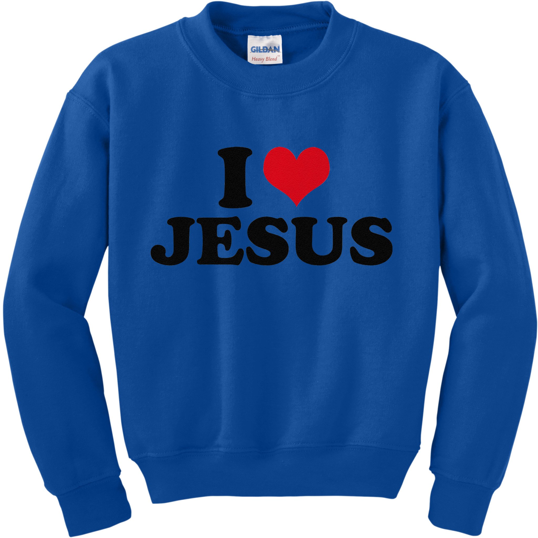 I Love Jesus Premium Kids Sweatshirt