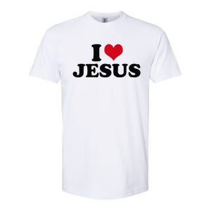 I Love Jesus Premium Softstyle CVC T-Shirt