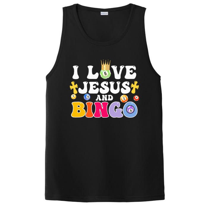 I Love Jesus And Bingo Christian Cross Board Games PosiCharge Competitor Tank