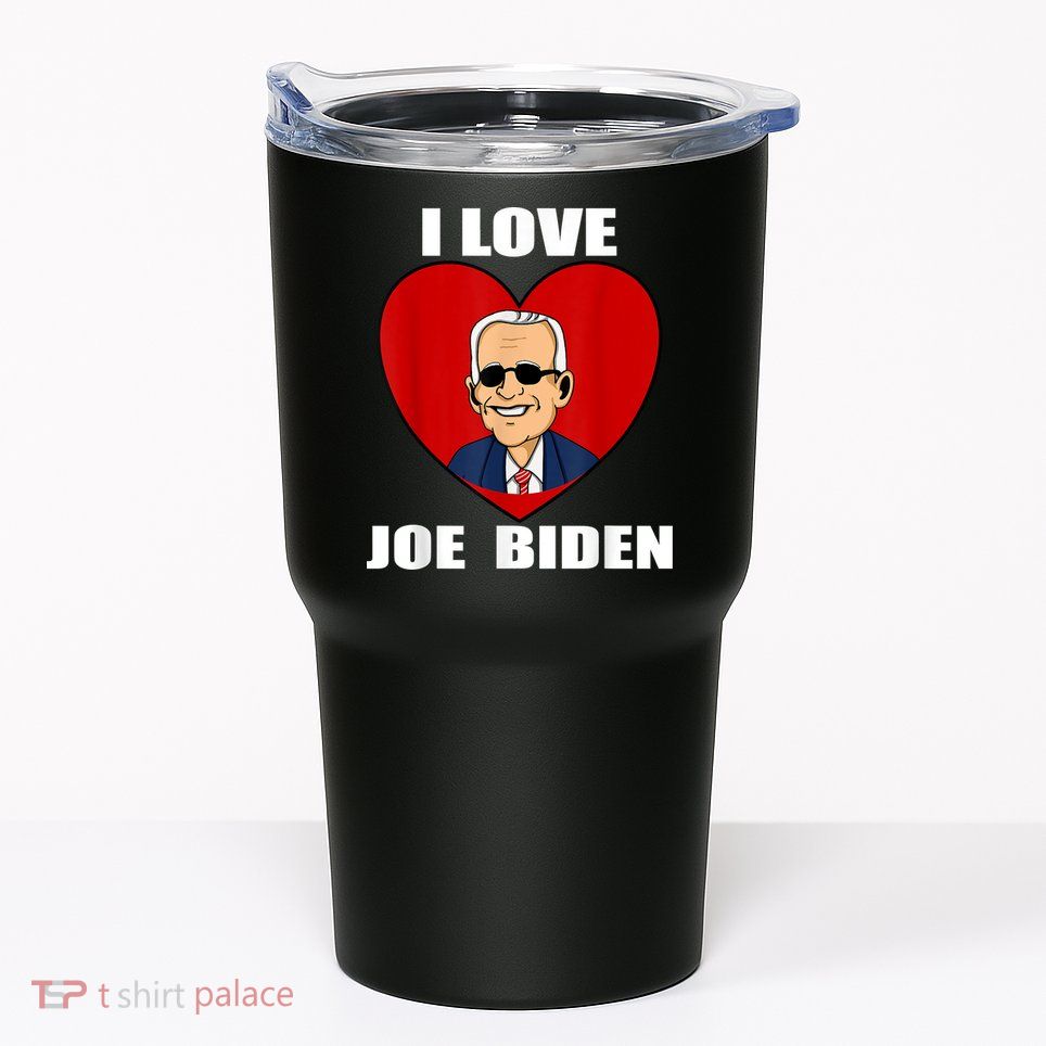 I Love Joe Biden Heart – Pro President Joe Biden Tumbler