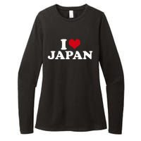 I Love Japan Womens CVC Long Sleeve Shirt