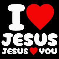 I Love Jesus And Jesus Loves You Christian Drawstring Bag