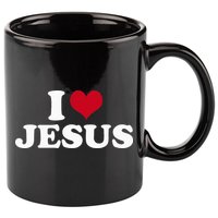 I Love Jesus  11oz C Handle Ceramic Mug